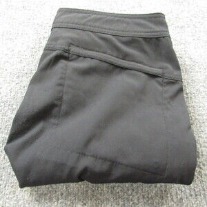 Huk Fishing Shorts Mens‎ 32 Black Cargo Pocket Blue Drawstring Outdoor Sport